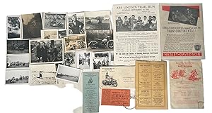 Archive of 1930s-50s Motorcycle Culture, including Harley-Davidson Racing Ephemera