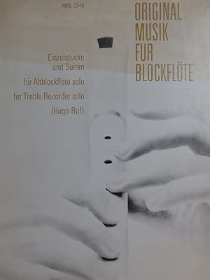 Original Musik für Blockflöte Pièces Flûte à bec