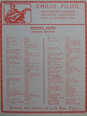 BACH J. S. Pedal Exercitium Guitare 1969