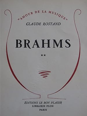 ROSTAND Claude Brahms Volume 2 1955