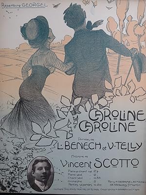 SCOTTO Vincent Caroline Caroline Chant Piano 1910