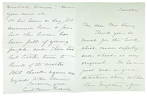 Two Autograph Letters Signed from Edith Kermit Roosevelt
