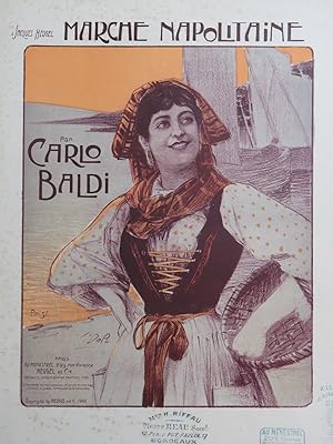 BALDI Carlo Marche Napolitaine Piano 1903