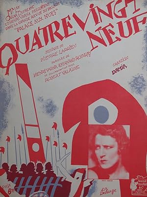 LARRIEU Pierre Quatre Vingt Neuf Chant Piano 1927