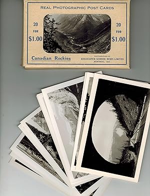 Canadian Rockies Real Photographic Post Cards - Complete Pack of 20
