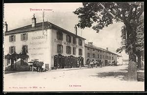 Carte postale Pouxeux, La Centre