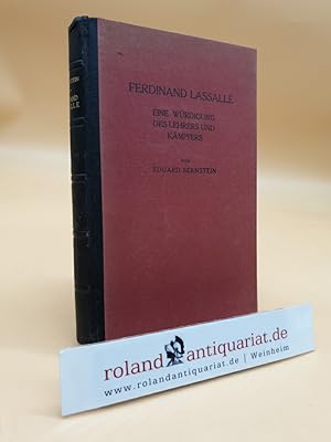 Ferdinand Lasalle - Eine Würdigung des Lehrers und Kämpfers