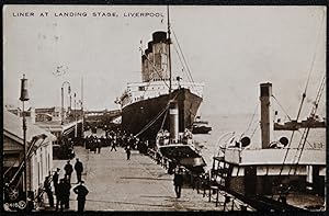 Ship Liverpool 1926 Vintage Postcard