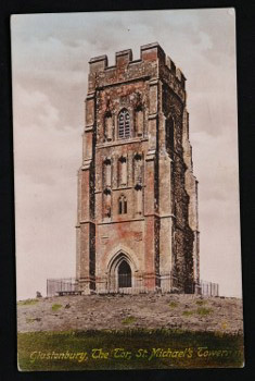 Glastonbury Tor St. Michael's Postcard