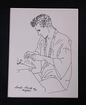 Neal at Typewriter (Signed Limited Print)