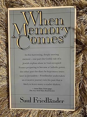 When Memory Comes (English and French Edition)
