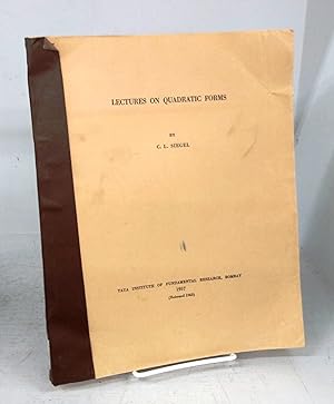 Lectures on Quadratic Forms