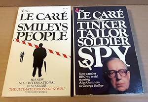 George Smiley (group): Smiley's People (with) Tinker Tailor Soldier Spy; -(two soft covers from P...