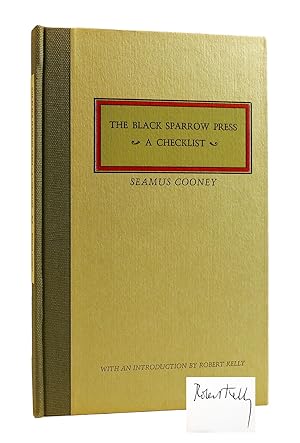 THE BLACK SPARROW PRESS: A CHECKLIST SIGNED