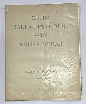 Zehn Ballettstudien von Edgar Degas