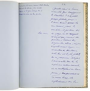 Manuscrit autographe signé : La Colline Inspirée