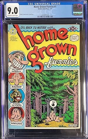 HOME GROWN FUNNIES (1st. Print - January 1971) - CGC Graded 9.0 (VF/NM)