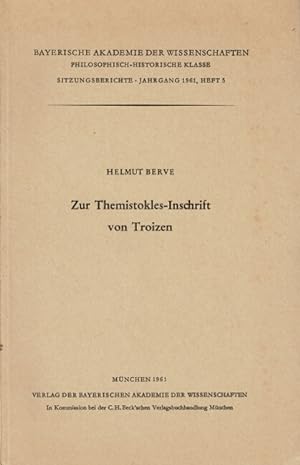 Zur Themistokles-Inschrift von Troizen