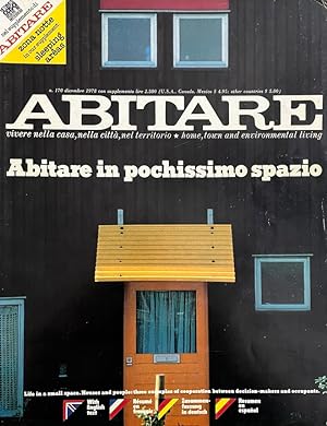 Abitare magazine 170, December 1978 [text in Italian & English]