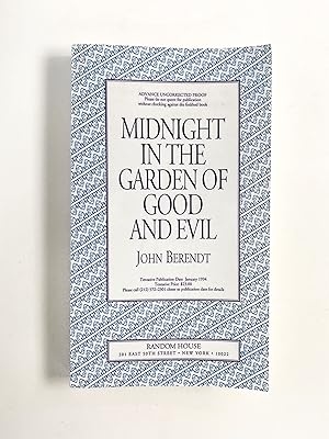 MIDNIGHT IN THE GARDEN OF GOOD AND EVIL