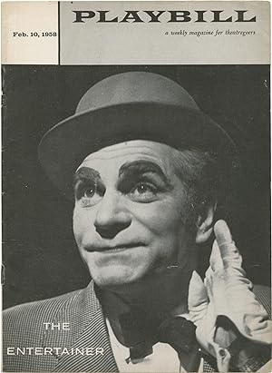 The Entertainer (Archive of six original photographs and other ephemera from the 1958 stage produ...