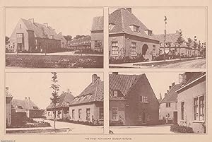 1922 : The First Rotterdam Garden Suburb, Vreewijk, Rotterdam, Netherlands. Original pages from T...