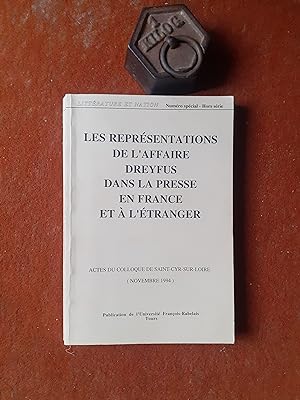 Les représentations de l'Affaire Dreyfus dans la presse en France et à l'étranger - Actes du coll...