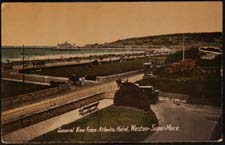 Weston-Super-Mare Atlantic Hotel Pier Postcard