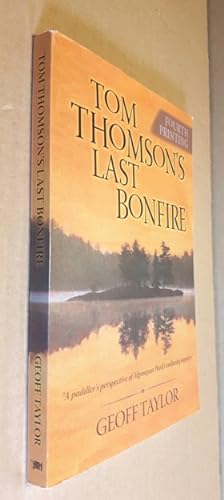 Tom Thomson's Last Bonfire -(signed)-