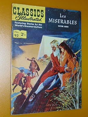 Classics Illustrated #92 Les Miserables. Very Good 4.0