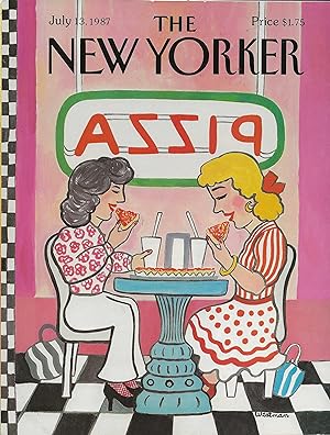 The New Yorker July 13, 1987 Barbara Westman FRONT COVER ONLY