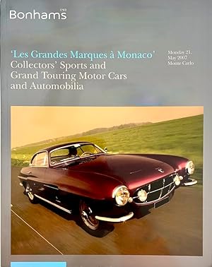 Les Grandes Marques a Monaco, Collectors' Sports and Touring Motor Cars and Automobilia Monday 21...