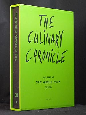 The Culinary Chronicle, Vol. 3 : The Best of New York and Paris (English and German)