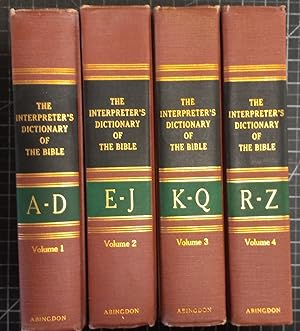 The Interpreter's Dictionary of the Bible - An Illustrated Encyclopedia [4 Volume set]