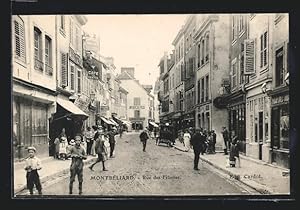 Carte postale Montbeliard, Rue des Fèbvres