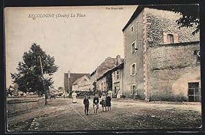 Carte postale Recologne, La Place