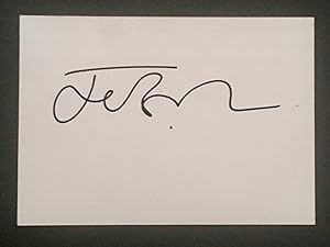 Autograph Signature on Card