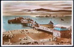 Brighton West Pier Wardell Postcard