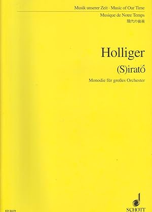 (S)irato, Monodie for Large Orchestra (1992/3) - Study Score