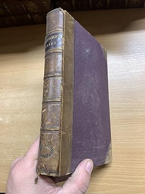 1843 "THEOLOGICAL WORKS OF WILLIAM BEVERIDGE" VOL 2 ANTIQUE BOOK