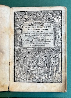 Francisci Pamphili, praestatissimi poetae Sanctoseverinatis Picenum, hoc est de Piceni, quae Anco...
