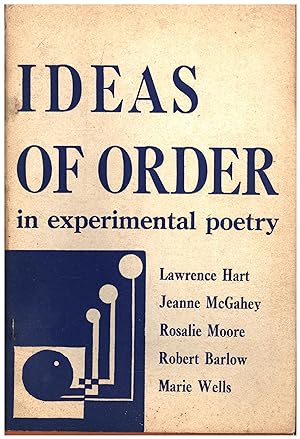 Ideas of Order in experimental poetry