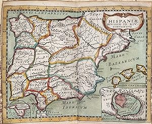 Hispaniae Divisio in XIV. Conventvs [Map of Spain and Portugal]