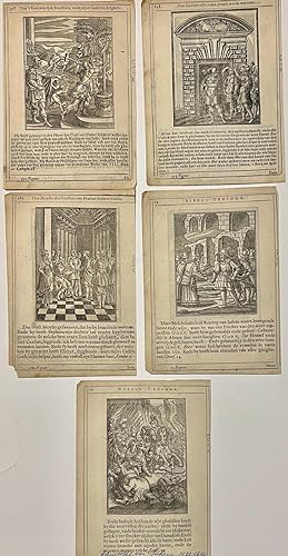 Antique book illustrations | Ten Biblical illustrations [Bibels tresoor]/Tien bijbelse illustrati...