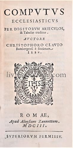 Computus ecclesiasticus per digitorum articulos, & tabulas traditus