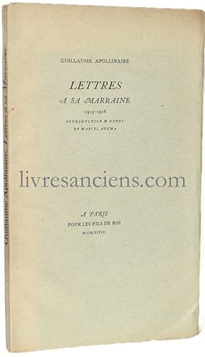 Lettres à sa marraine (1915-1918)