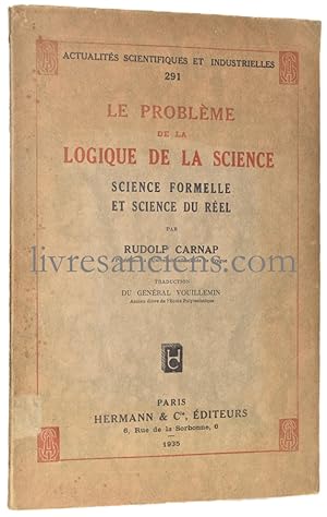 Le Problème de la logique de la science, science formelle et science du réel