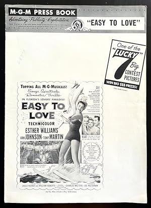 Easy To Love - MGM Pressbook & facsimile poster, 1953 Esther Williams