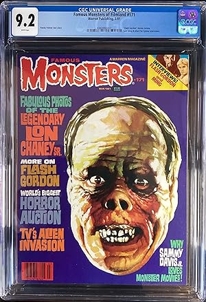 FAMOUS MONSTERS of FILMLAND No. 171 (March 1981) CGC Graded 9.2 (NM-)