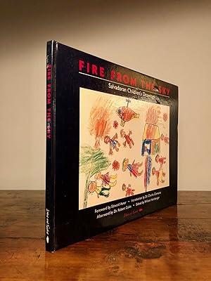 Fire From the Sky Salvadoran Children's Drawings - INSCRIBED by Ed Asner